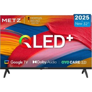 Metz 32MQF7000Z Smart TV QLED 32 Pollici HD Ready Google TV HDR10 Dolby Audio DVB-T2/S2