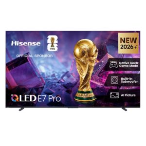 Hisense 100E7S PRO Smart TV QLED 100" 4K 144Hz Dolby Atmos Dolby Vision IQ HDR10+ VIDAA