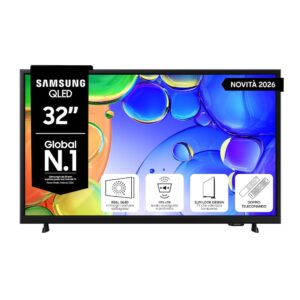 Samsung QE32Q5FAAUXZT Smart TV 32 Pollici QLED Full HD DVB-T2 CI+ Wi-Fi Nero