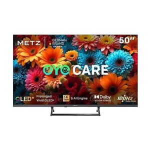 Metz TV QLED 50MQF7500Z 50" 4K UHD Google TV 120Hz Dolby Vision HDR10+ Dolby Atmos DVB-T2/C/S2
