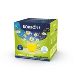 16 Capsule Caffè Borbone Camomilla e Melatonina Compatibili Dolce Gusto - Emozioni di Gusto
