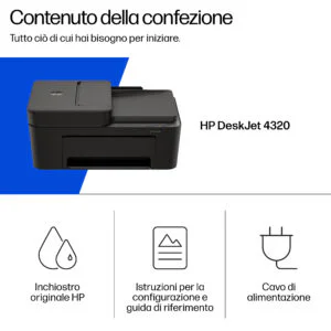 HP DeskJet 4320 Wireless All-in-One Colore Stampante, Instant Ink 5 d390bb71 2fc3 4cc9 8f27 65f2b0445690