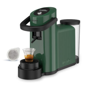 Macchina per caff&egrave; a cialde Caff&egrave; Borbone Simplymoon Macchina da Caff&egrave; a Cialde ESE 44mm &ndash; Multifunzione per Espresso, Infusi e Bevande Calde, Pressione 15 bar, Serbatoio 0.9L - Verde