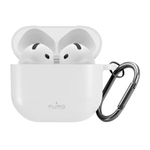 Cover in Silicone Puro ICON per AirPods 4 Bianco
