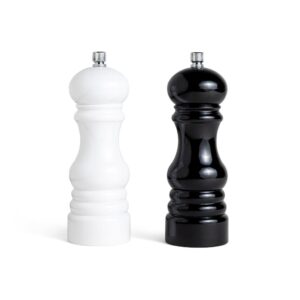 MACINA PEPE/SALE PLASTICA D.6X17,5CM BIANCO/NERO A