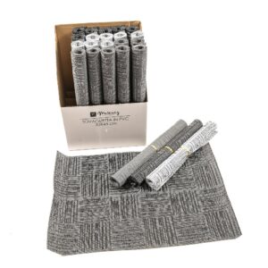 TOVAGLIETTA TEXTILENE 30X45CM INTRECCIATA ASS.GREY