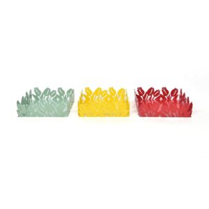PORTATOVAGLIOLI METALLO 17X17XH.6 VERD/GIAL/ROSS