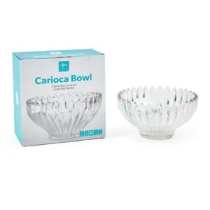 CENTROTAVOLA CARIOCA BOWL STELLA VETRO 23X13CM