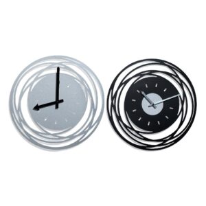 OROLOGIO DA PARETE METALLO DIAM.39CM ASS.MODERN