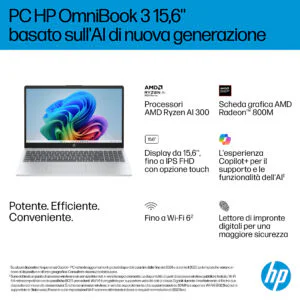 HP OmniBook 3 Laptop Next Gen AI 15-fn0012nl Computer portatile 3 9c249cfb 63d1 4309 97fd 3e9b924ddafb