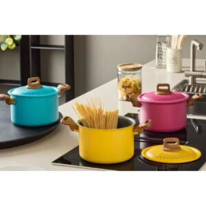 PASTA POT 22 CM 4LT MULTICOLORE