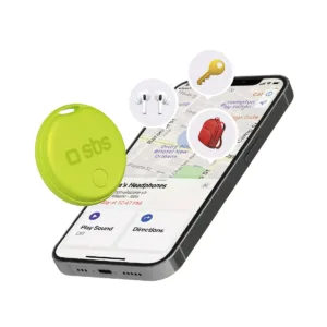 SBS Track My Circle Localizzatore compatibile con Apple Find My - verde
