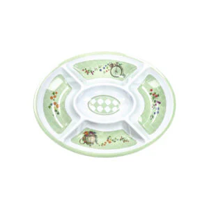 ANTIPASTIERA OVALE WONDERLAND MELAMINA 33X25X3,5H