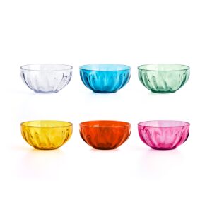 SET 6 CIOTOLE CM.12 AQUA IN GIFT BOX COL.ASSORTITI
