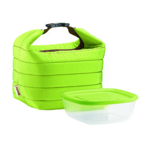 BORSA TERMICA PICCOLA+CONTENITOR.HANDY APPLE GREEN
