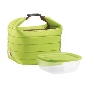 BORSA TERMICA PICCOLA+CONTENITOR.HANDY APPLE GREEN