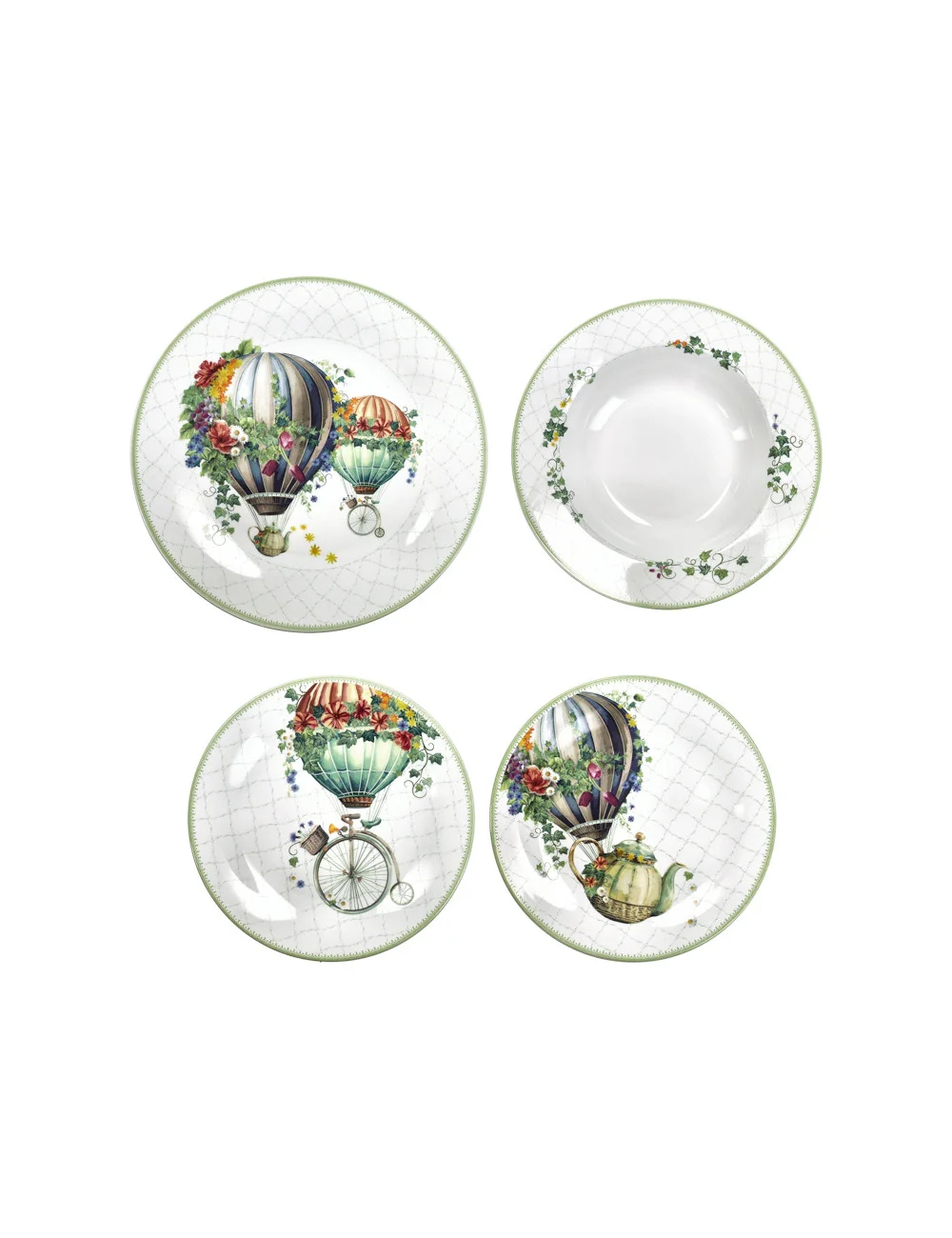 tavola 18 pz wonderland porcellana