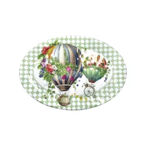 VASSOIO OVALE WONDERLAND MELAMINA 50X35,5H