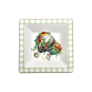 SVUOTATASCHE WONDERLAND PORCELLANA 18,5X18,5X4,5H