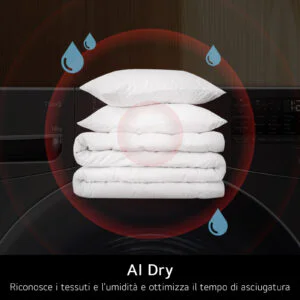 LG RH18U8AVCW Asciugatrice 18kg Pompa di calore DUAL Inverter Classe D, Motore Direct Drive, AI Dry, Wi-Fi, Bianca 4 1fe7b1c0 f1f4 4c77 9a43 532b30f5b1cc