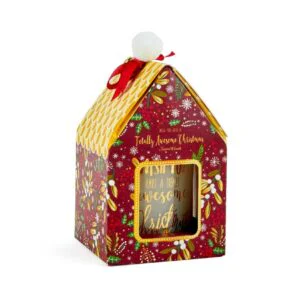 CANDELA VANIGLIA 350GR VETRO CONF.CASETTA REGALO