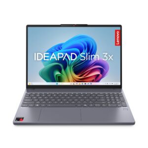 Lenovo IdeaPad Notebook Slim 3, Display 15,3" WUXGA (1920x1200), Processore QLC X1-26-100, RAM 16GB, SSD 512GB, Grafica Integrata, Windows 11 Home, Grigio Luna