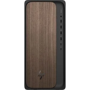 HP OmniDesk AI M03-0016nl PC Intel Core Ultra 5 225 16 GB DDR5-SDRAM 512 GB SSD Windows 11 Home Tower AI PC Nero, Legno