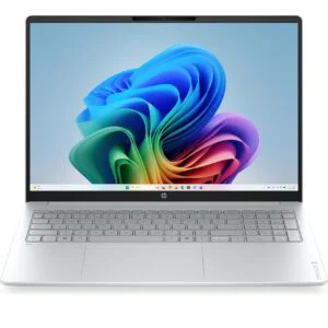 HP 16-BZ0002NLX X1-26-100 16GB 512GB 16IN NOOD W11H PLUS Copilot+ PC Snapdragon Computer portatile 40,6 cm (16") 2K LPDDR5x-SDRAM SSD Wi-Fi 6E (802.11ax) Windows 11 Home Grigio, Argento