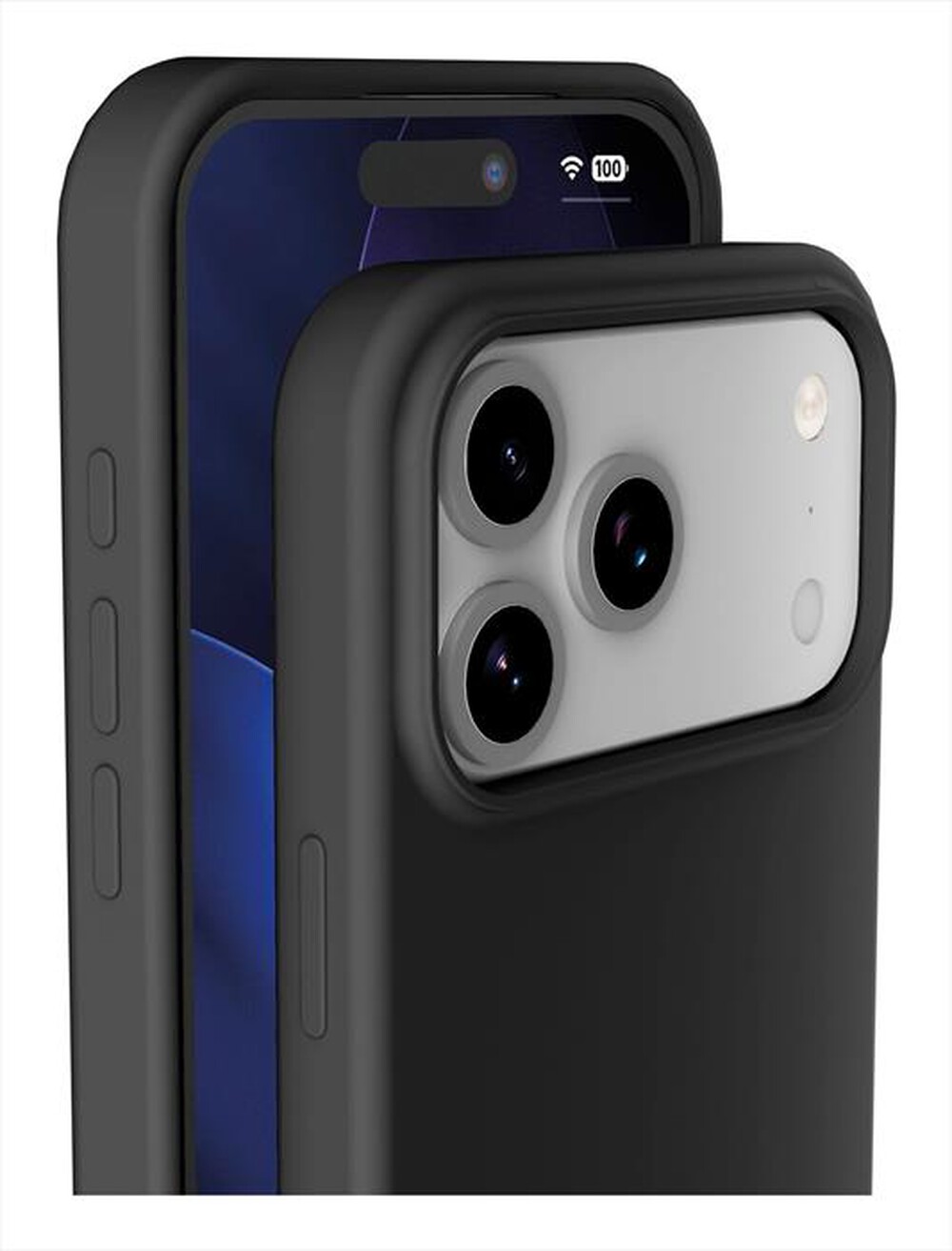 cellularline Sensation Mag Custodia per iPhone 18 Pro in Silicone Compatibile con Magsafe Nero
