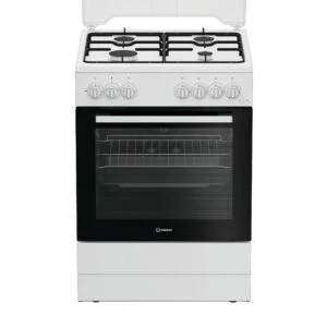 Indesit I6G3PMW Cucina a Gas 4 Fuochi con Forno Elettrico 73L Bianco