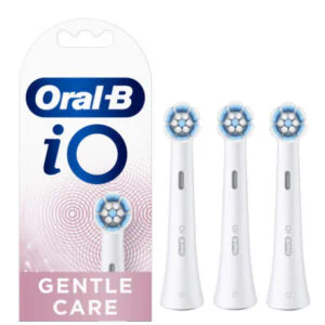 Oral-B Power Ricariche IO Gentle Care White 3 Testine per Spazzolino Elettrico