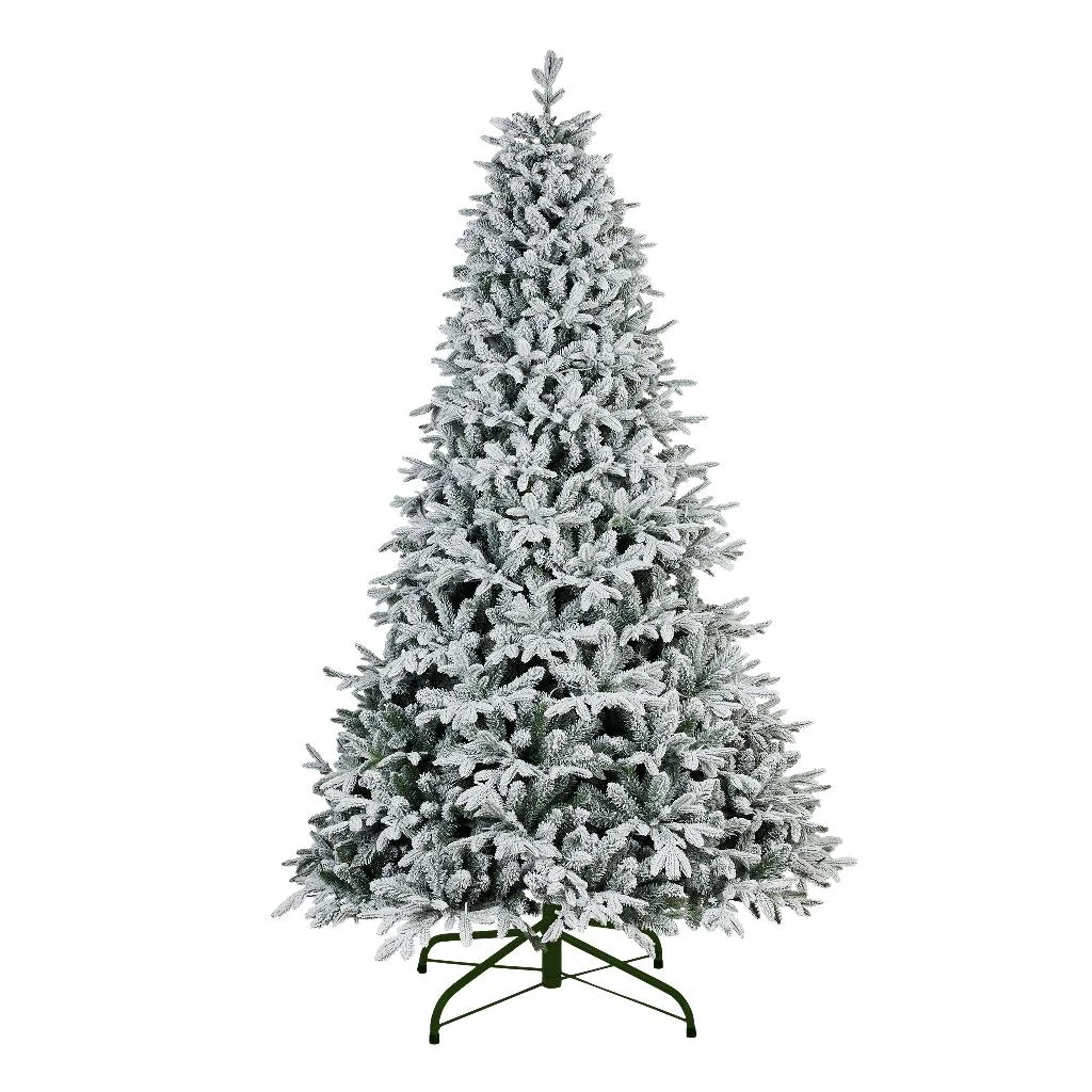 albero Natale,Queenstown,albero innevato,180 cm,abete artificiale,effetto neve,decorazione natalizia,albero verde,addobbi Natale