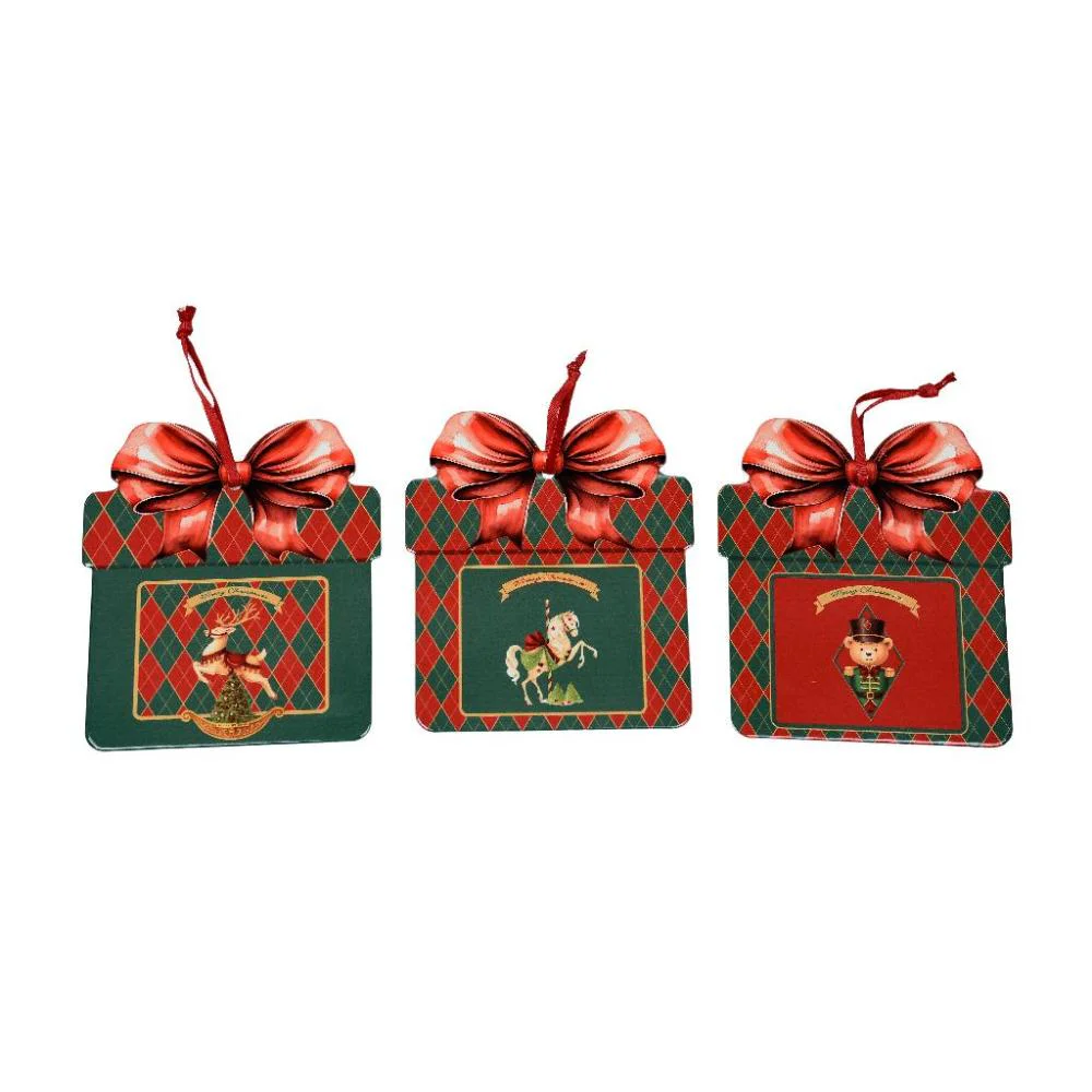 pendente Natale,ceramica,decorazione albero,addobbo natalizio,pendente decorativo,ceramica Natale