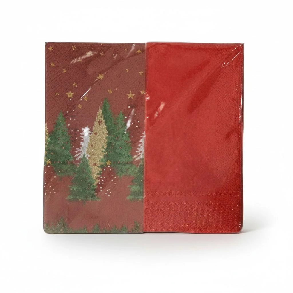 tovaglioli Natale,20 pezzi,33x33 cm,alberi,tovaglioli natalizi,tovaglioli tavola,decorazione tavola