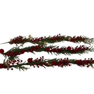 ghirlanda Natale,ghirlanda verde,bacche rosse,melograno,decorazione porta,addobbo natalizio,decorazione tavolo,Natale