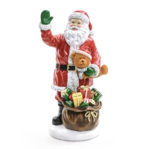 BABBO NATALE IN RESINA  15X13XH.30CM ASSORTITO