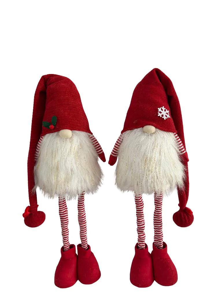 Babbo Natale,gambelunghe,tessuto,75 cm,decorazione Natale,personaggio natalizio,addobbo casa,soprammobile