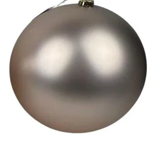 PALLA DIAM.15CM CHAMPAGNE SATINATA IN PLASTICA