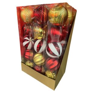 SET PALLE 5PZ COLORI E DESIGN ASS. ROSSO/ORO/BIANC