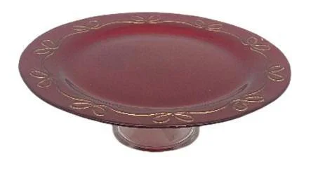 alzata vetro,bianco oro,alzata decorativa,centrotavola,porta dolci,tavola Natale,decorazione Natale