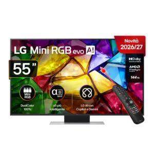 LG Mini RGB 55'' Serie 55MRGB87B6B, Smart TV 4K, RGB