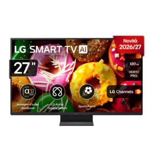 LG 27LB70006LA Smart TV 27'' FullHD LED webOS 26 con Wi-Fi, Game Optimizer e HDMI 2.1