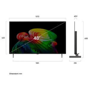 LG OLED AI 48'' Serie B6 OLED48B65LA Smart TV 4K UHD con Processore α8 Gen3, Dolby Vision, 120Hz, G-Sync, webOS 26 2 f994c436 7bd0 46e1 b698 e8ebdf5374b3