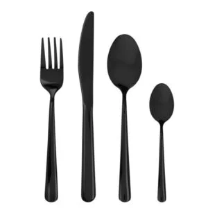 Servizio 24 posate Tognana Element in acciaio inox 18/0 nero