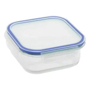 CONTENITORE QUADRATO C/COPERC.S/SFIATO 320ML VETRO