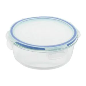 CONTENITORE TONDO C/COPERCHIO S/SFIATO 400ML VETRO