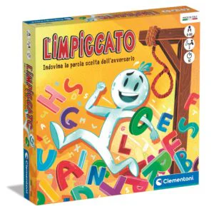 Clementoni - L'Impiccato Gioco da Tavolo per Bambini 6+ Anni e Adulti, Gioco di Società da 2 Giocatori, Idea Regalo, Made in Italy, Lingua Italiana, 16814