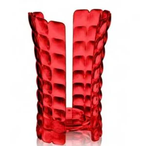 PORTABICCHIERI DIVA ROSSO CLEAR