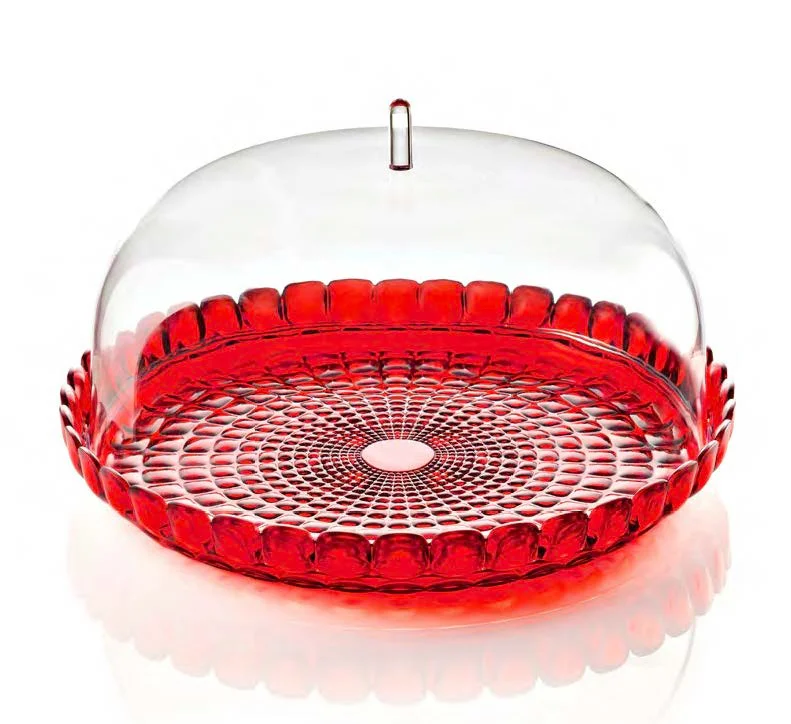tortiera,diva,rosso clear,dolci,dessert,servizio torte
