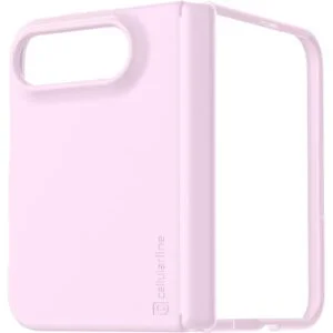 cellularline sensation mag custodia per iphone duo in silicone, compatibile con magsafe, rosa